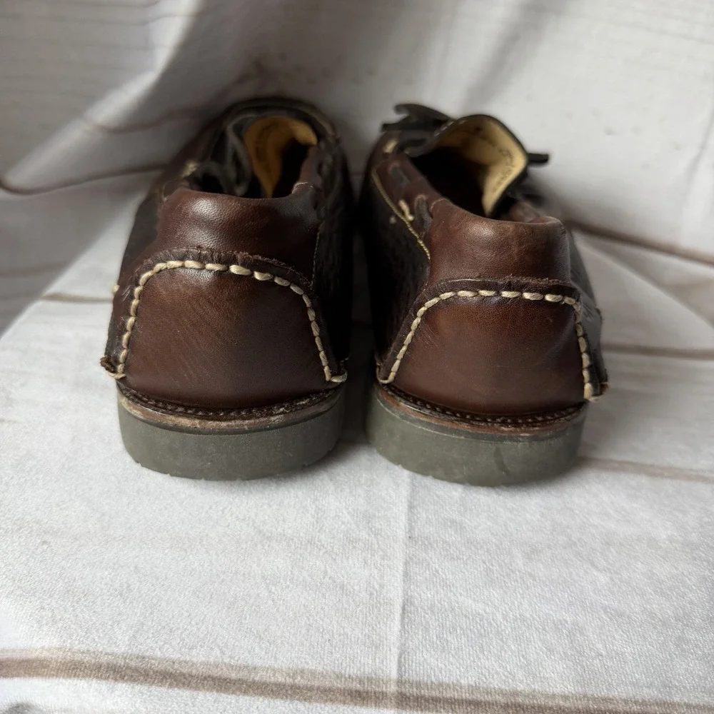 Ernest Hemingway Loafers Mens 8.5 M Brown Leather Slip On Shoes